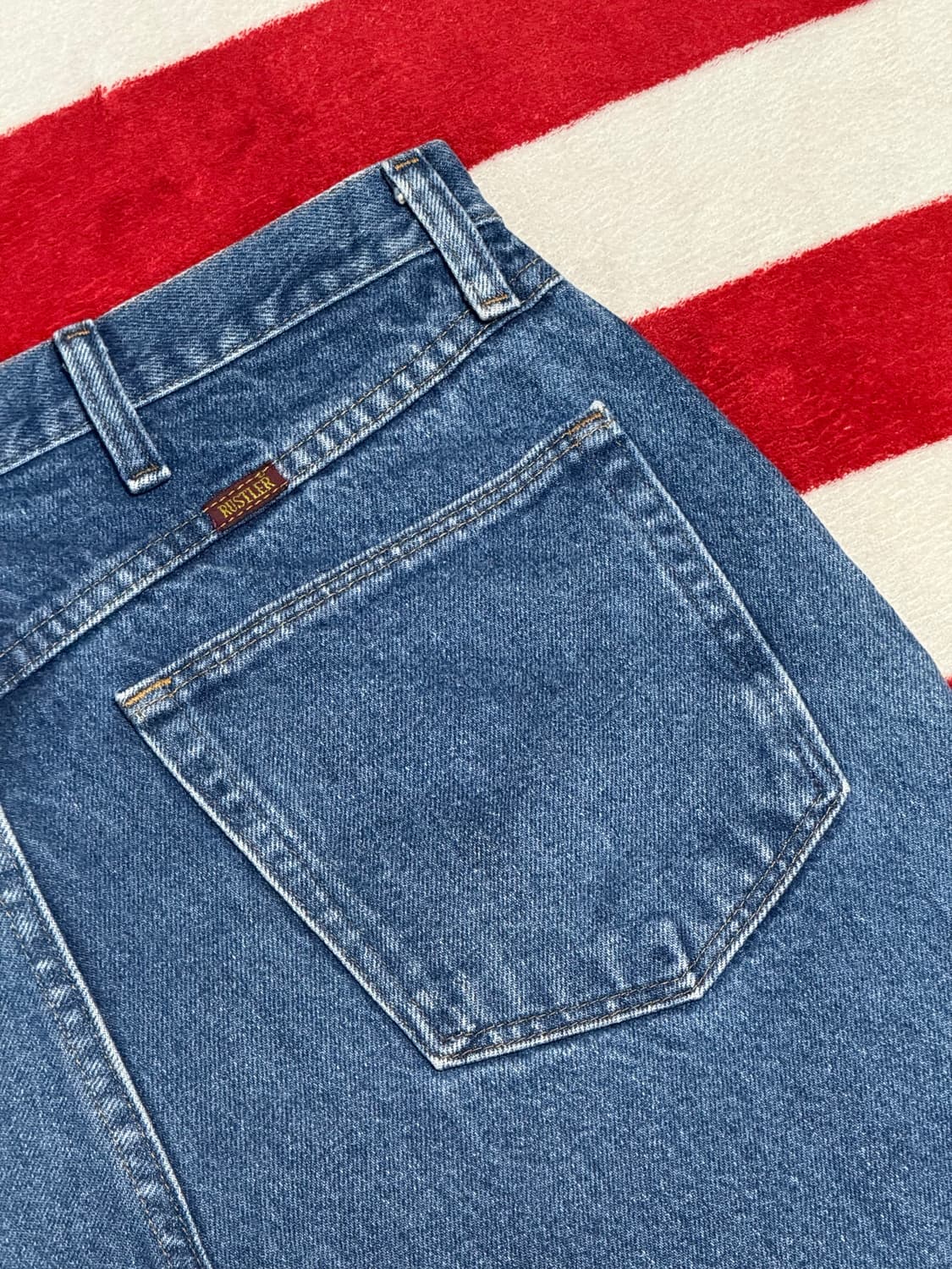 랭글러서브브랜드 러슬러데님팬츠 Rustler denim pants워크웨어 상품이미지10