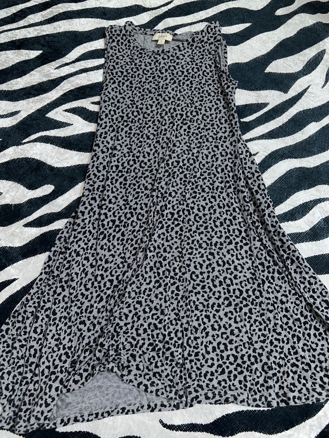 갸루빈티지 오네갸루 갸루호피 원피스 팝갸루 호피갸루 블랙갸루 상품이미지5