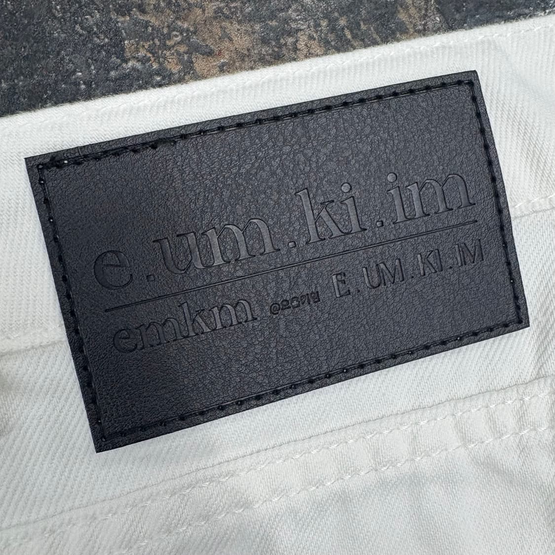 (M)으음키임시그니쳐세미와이드데님팬츠 상품이미지5