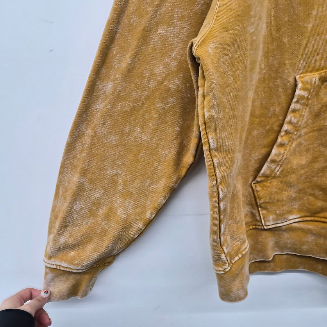 나이키 에어조던 에센셜 풀 오버 워시드 후드티 옐로우 남성 2XL 상품이미지2