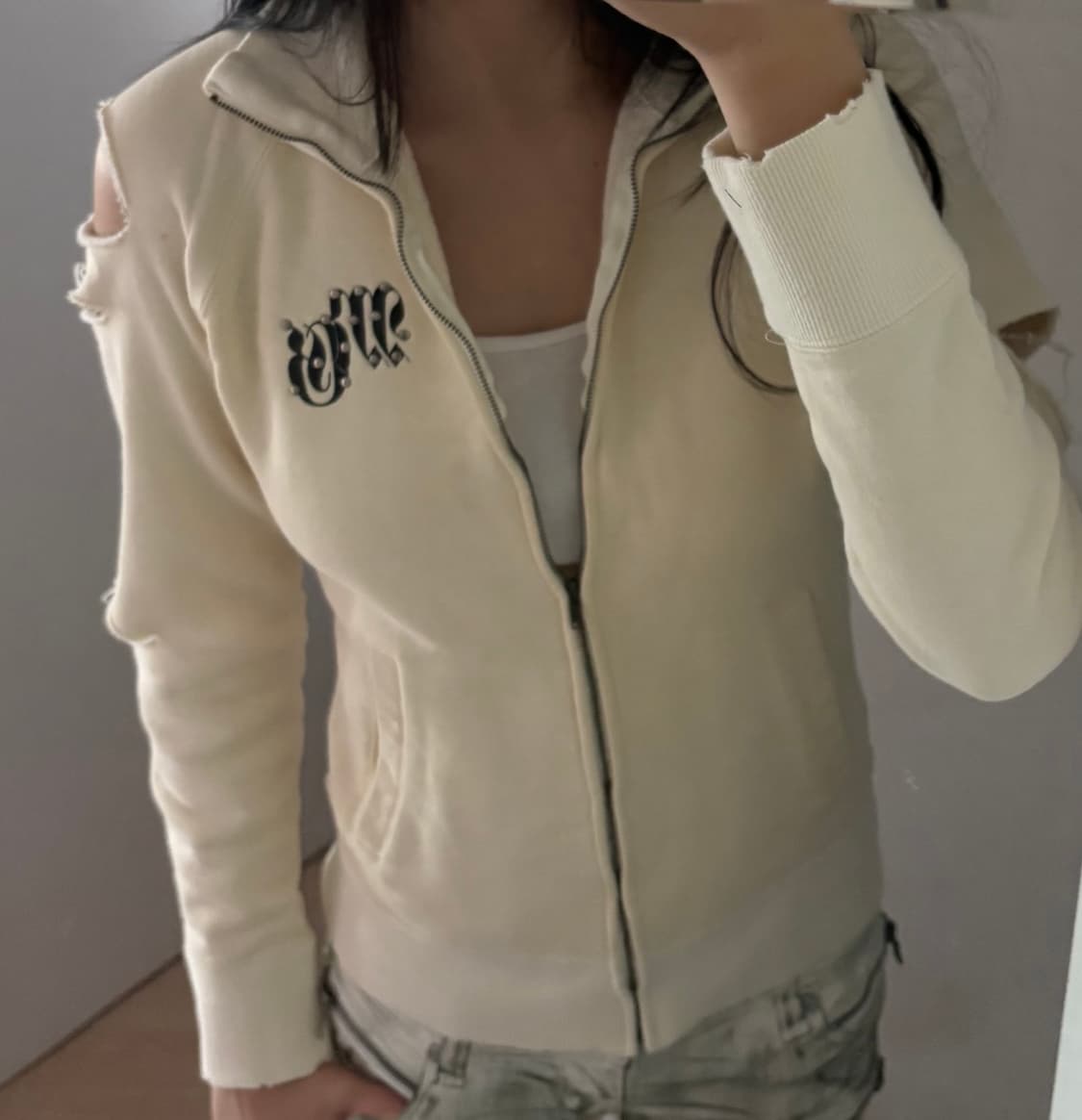 material girl 데미지 집업 상품이미지6