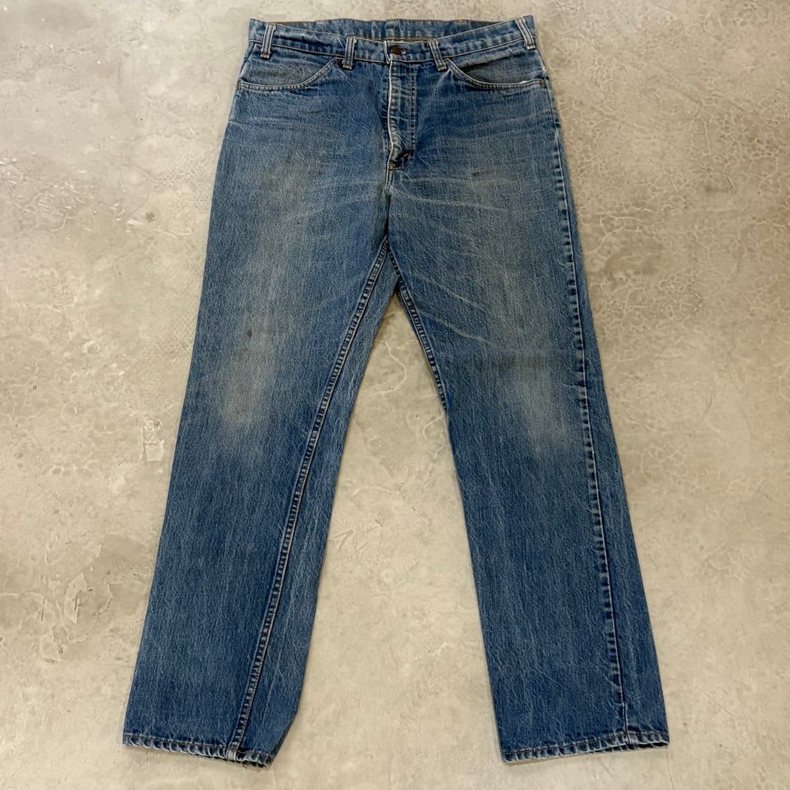 [36/32] 80s USA🇺🇸 리바이스 319 오렌지탭 중청 탈론 상품이미지1