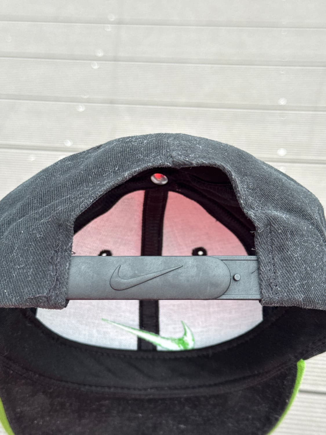 90s 빈티지 나이키 투톤 스우시 캡 MADE IN USA 상품이미지3
