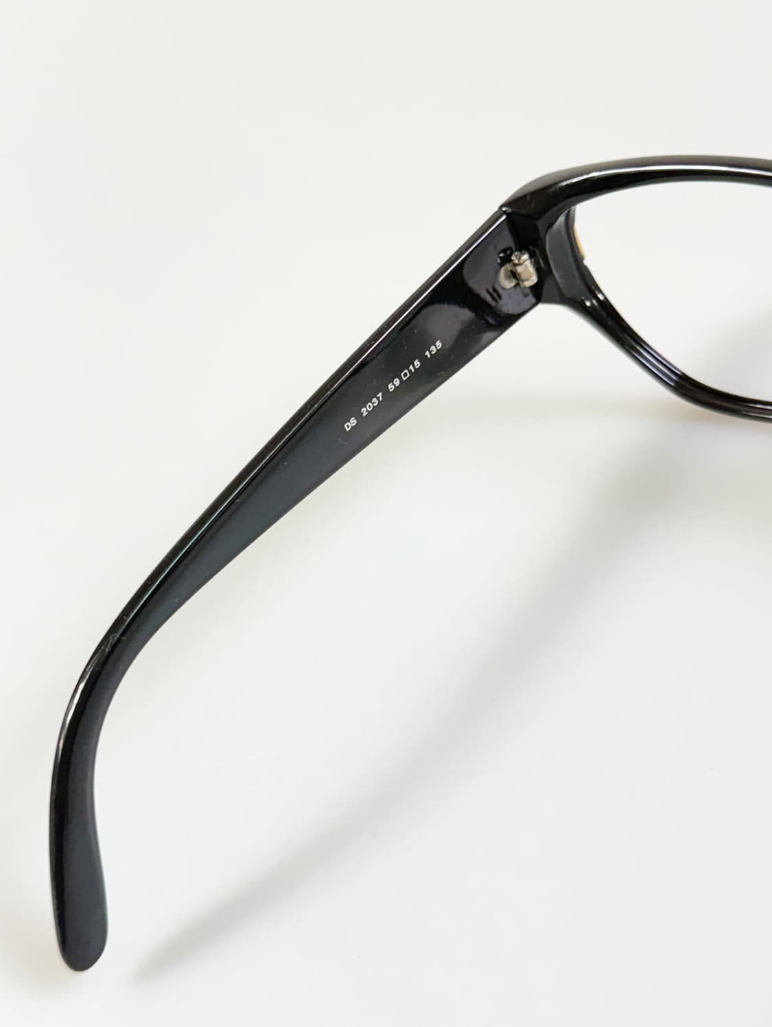 90s KASU 블랙 볼드 스퀘어 뿔테 빈티지 안경 상품이미지7