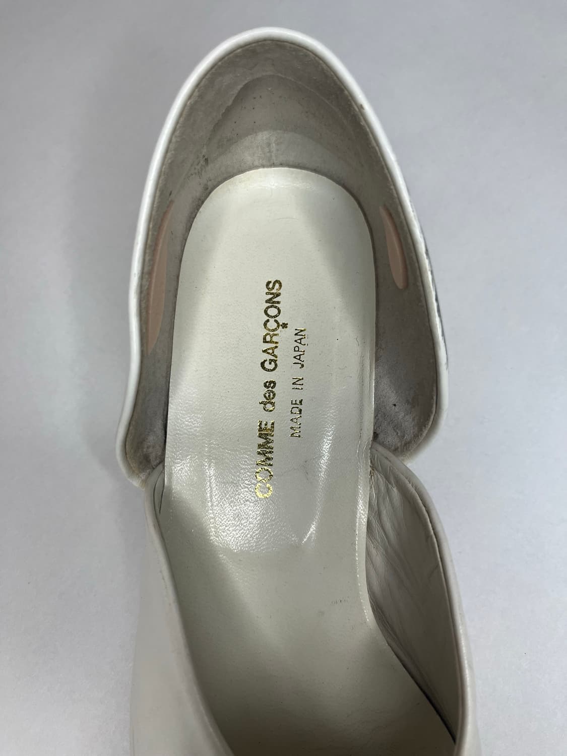 꼼데가르송 데미지 포인트 퍼 구두 상품이미지5