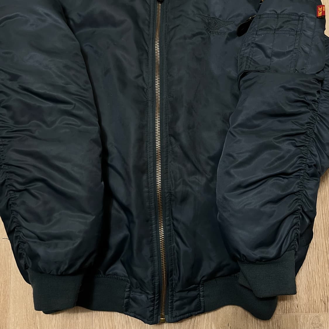 CAPTAIN WEVIC US 에어포스 MA-1 봄버 항공점퍼 XXL  상품이미지4
