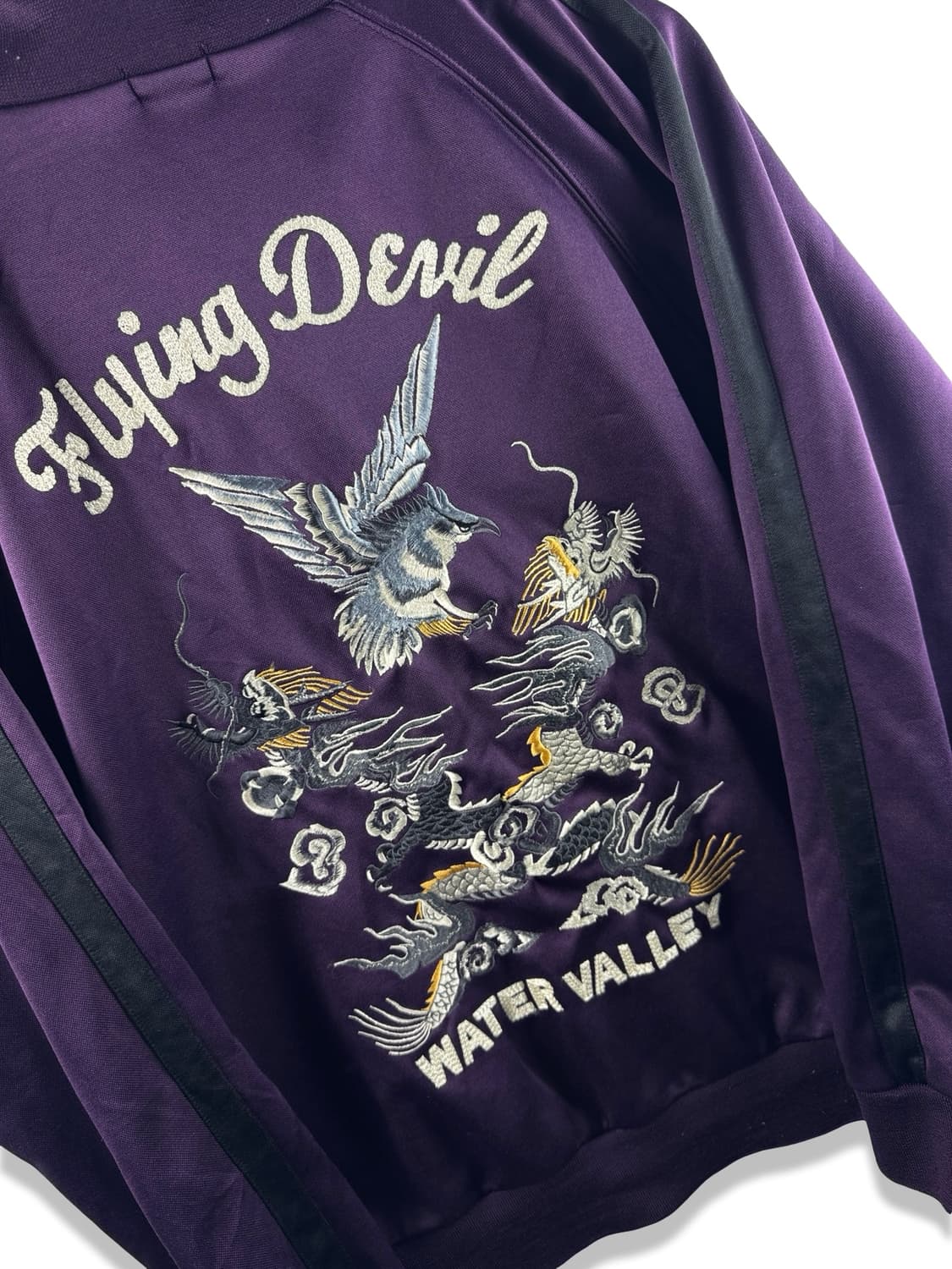 JPN 토요맛 자수 퍼플 트랙탑져지2845 상품이미지4