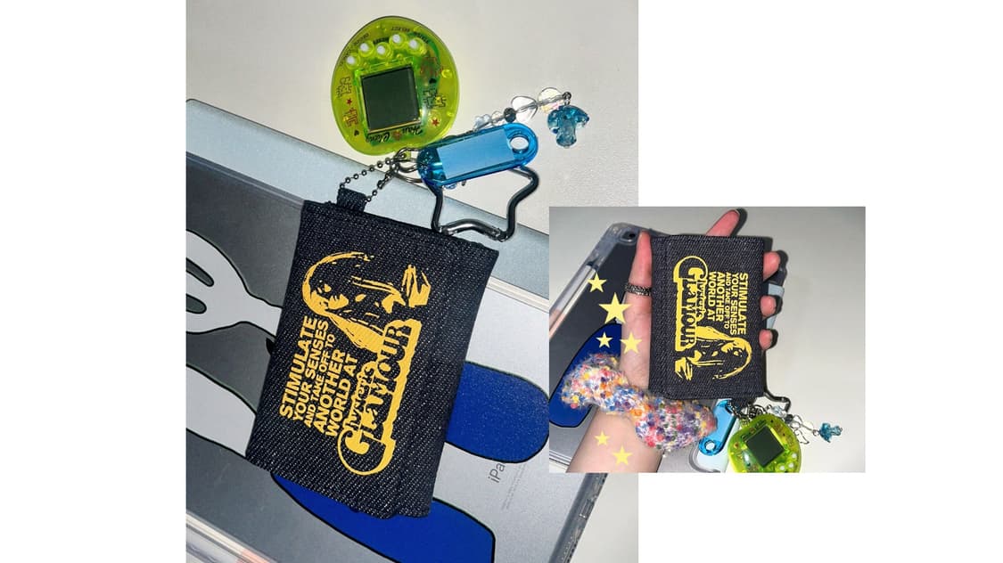 히스테릭 글래머 데님 프린팅 카드 지갑 상품이미지1