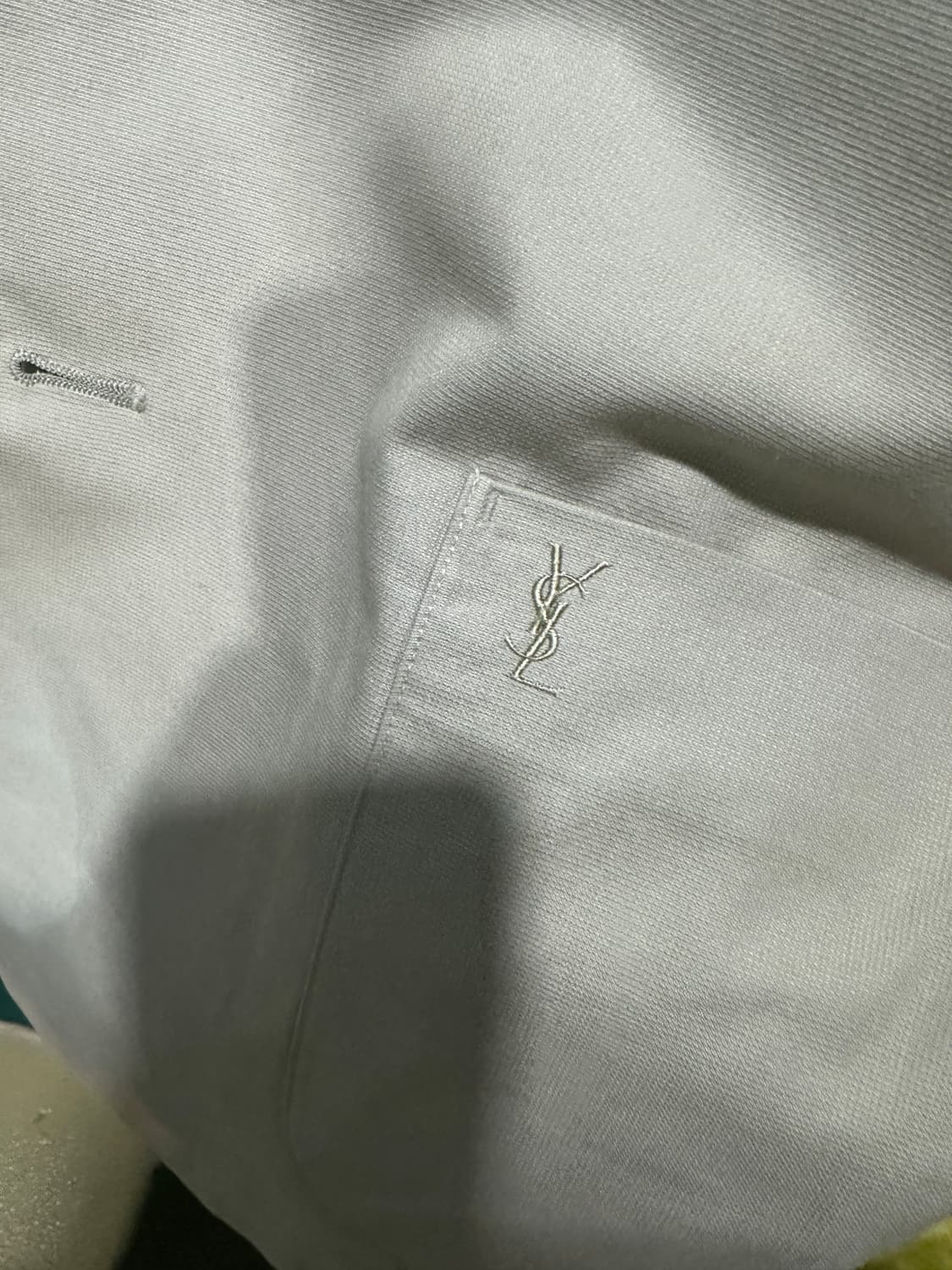 입생로랑 3버튼 면 블레이져 아이보리 100사이즈 상품이미지3