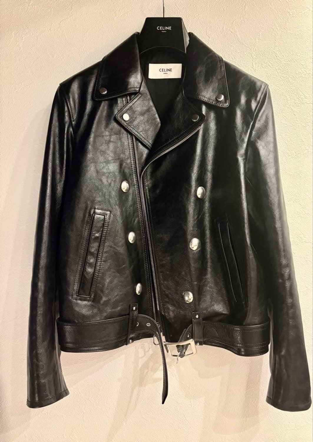 [투어스 도훈님 착용] 셀린느 24AW 레더 자켓 상품이미지4
