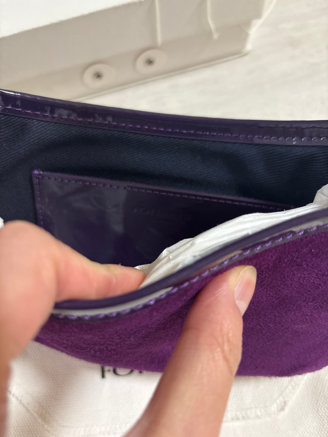 FOTTS FOTTS 포츠포츠 탑핸들백 / 퍼플 상품이미지4