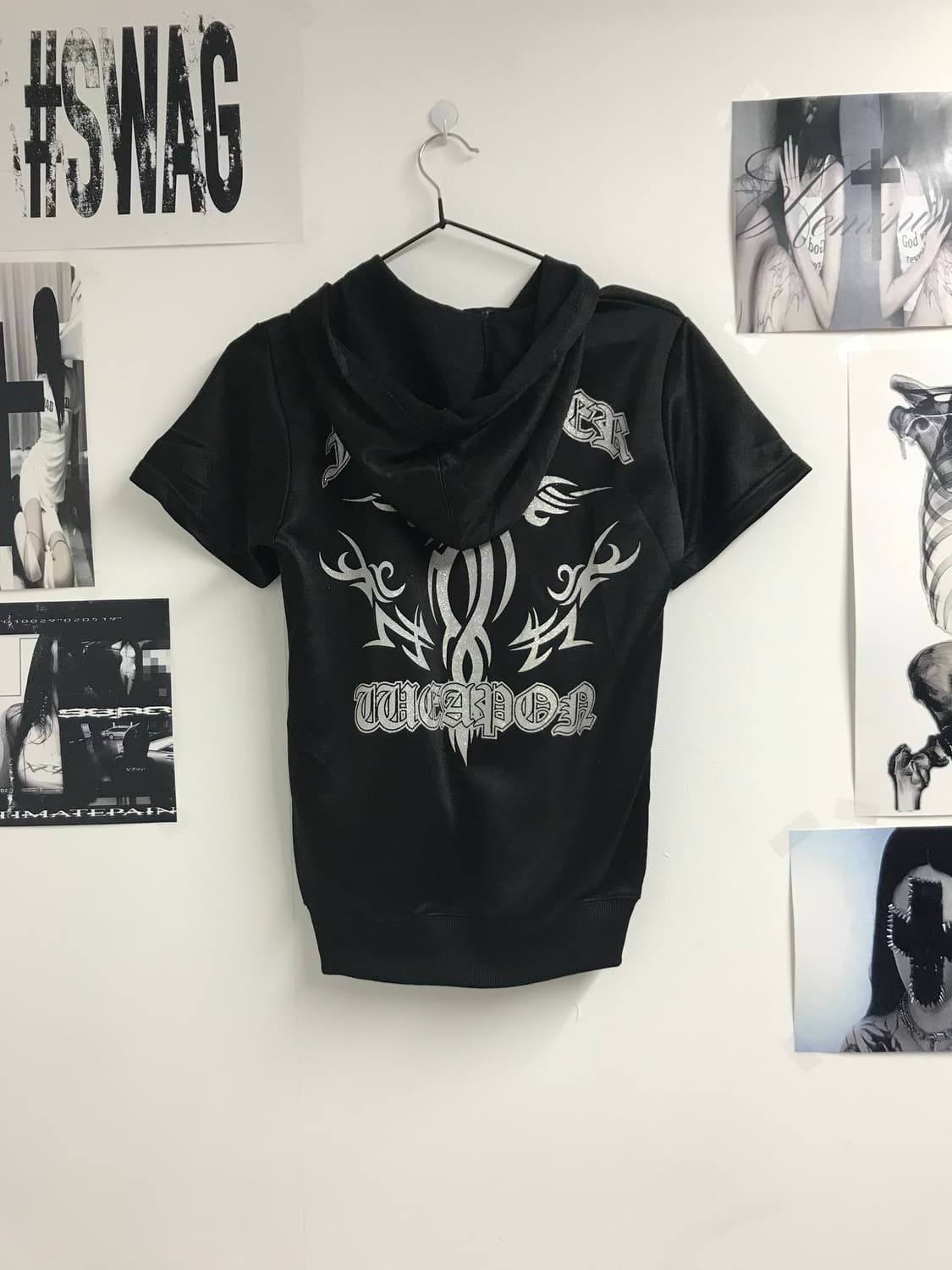 00s punk mood tribal hoodie halfsleeve   상품이미지4