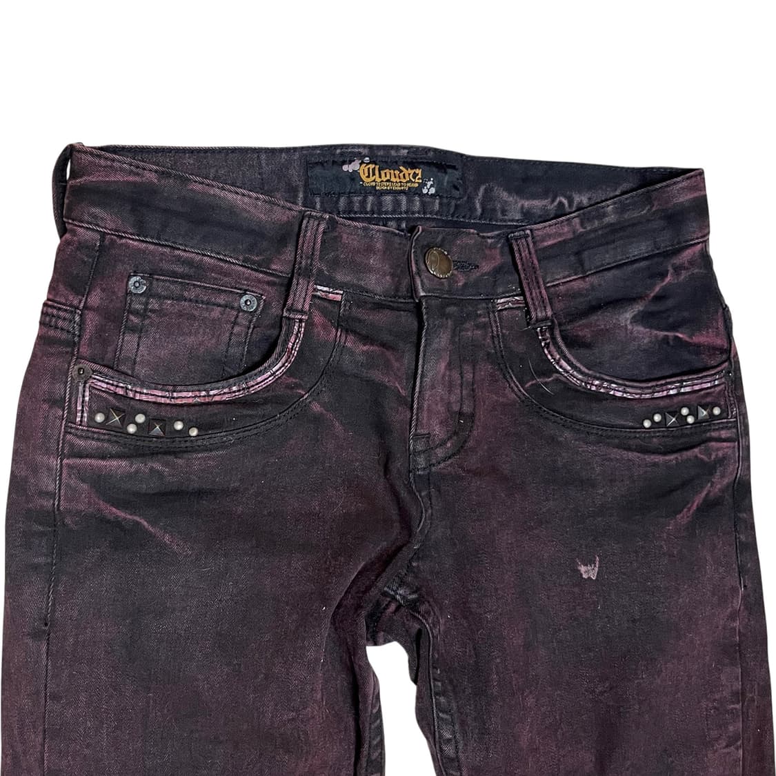 Cloud 72, stud pocket embroidered denim  상품이미지3