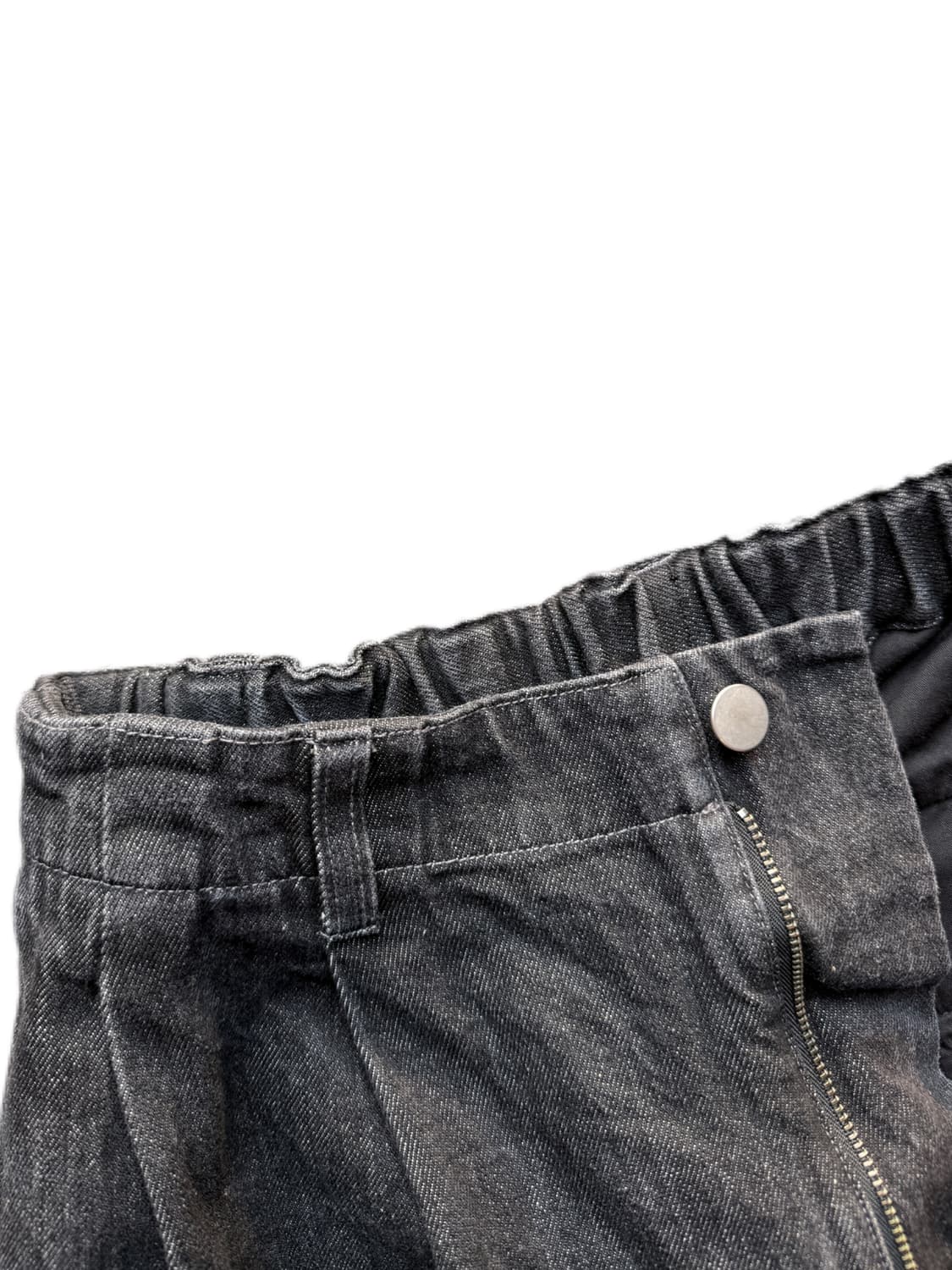 WYM 블랙 데님팬츠 33in 상품이미지4