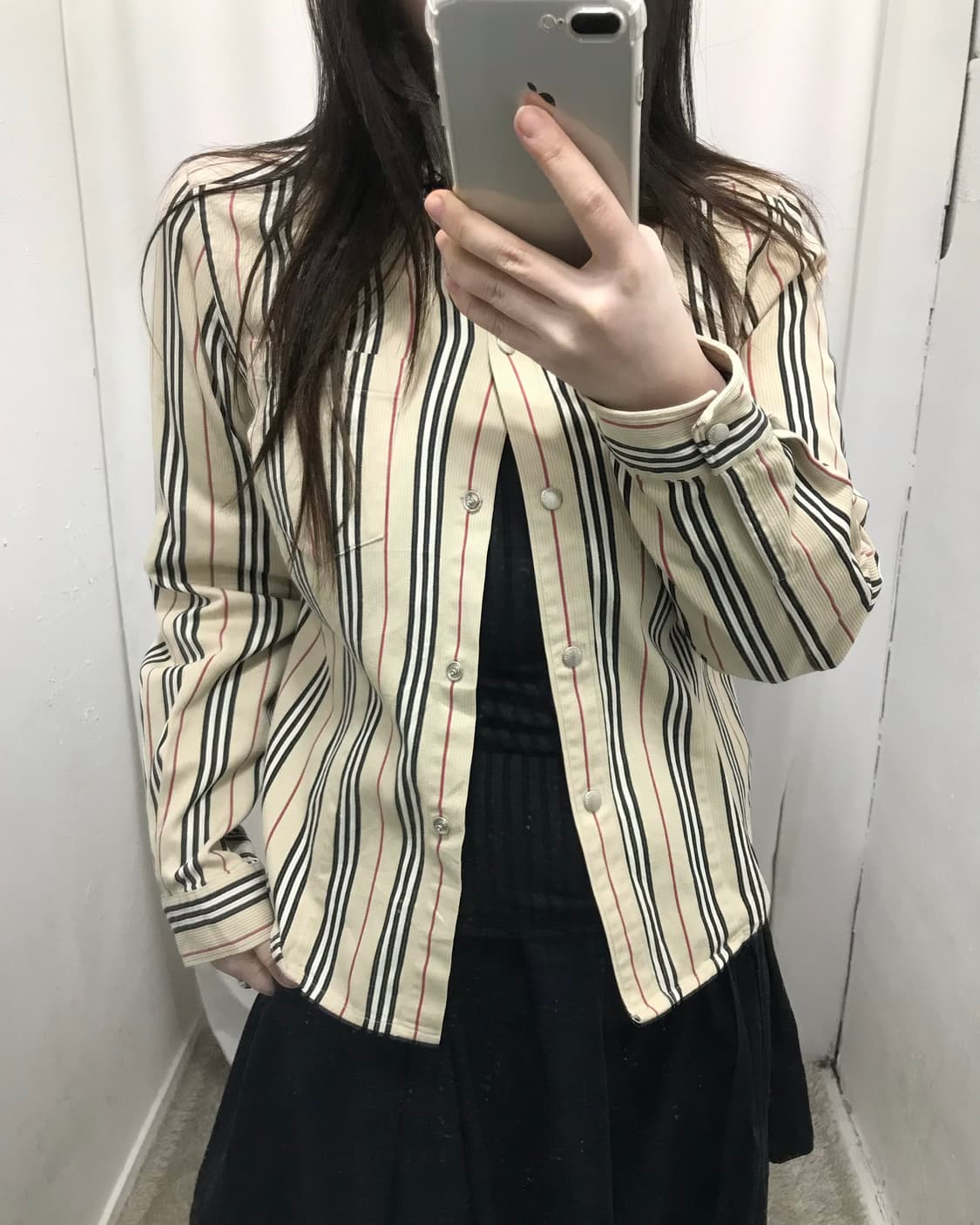 버버리 스트라이프 자켓 셔츠 상품이미지4