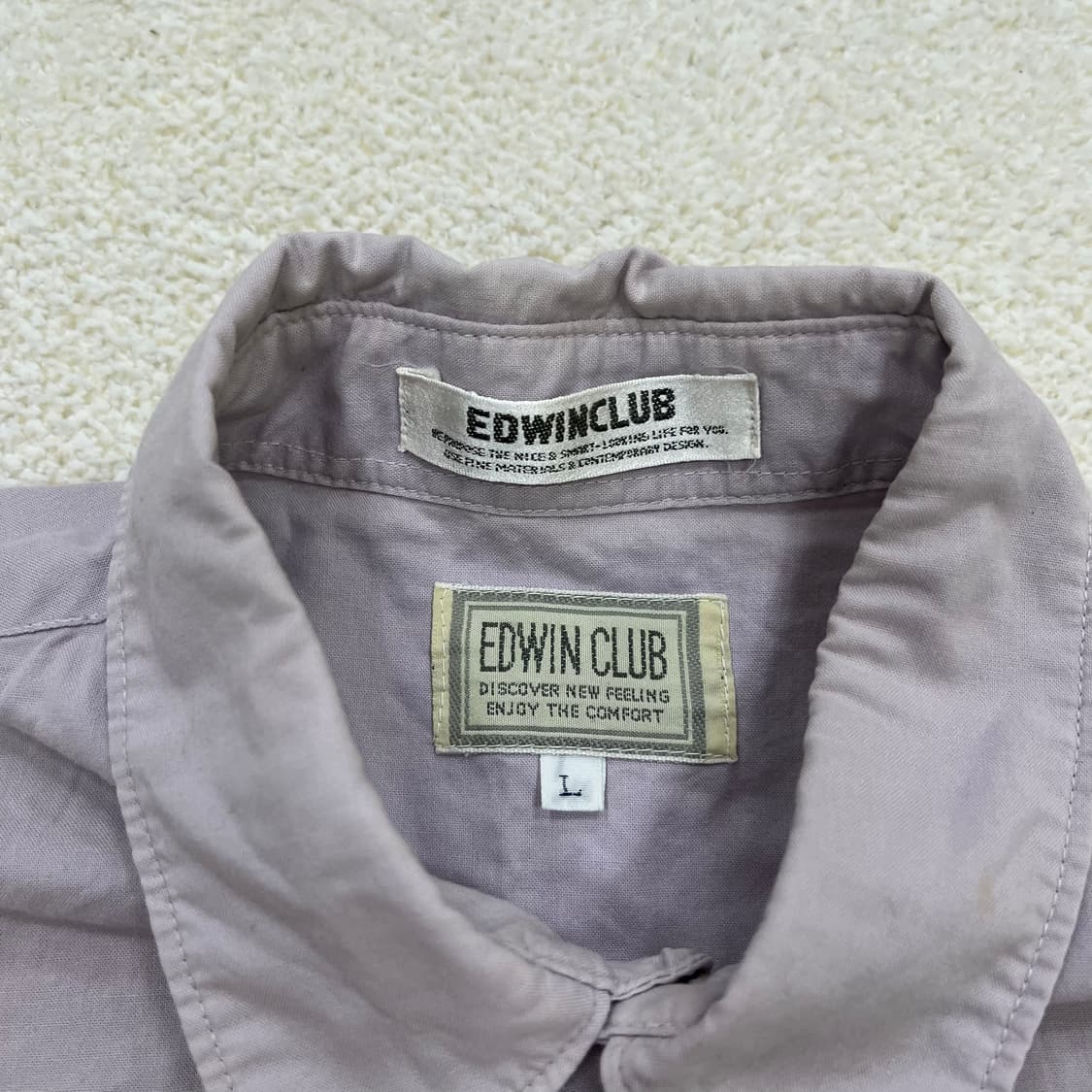 L 에드윈클럽 반팔 워크 셔츠 (오염) 0311M 상품이미지2