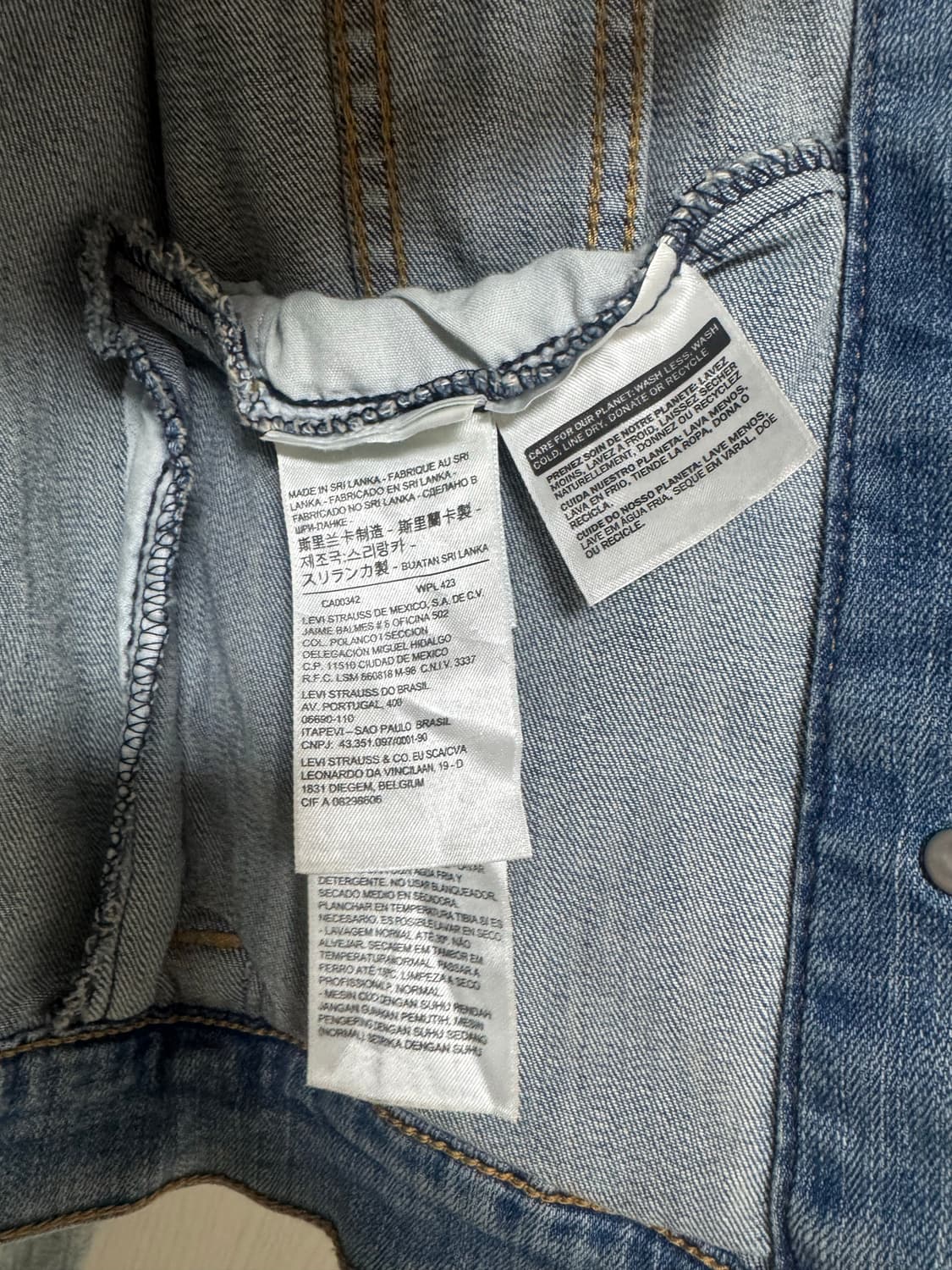 리바이스 levis 데님 자켓 s 상품이미지4