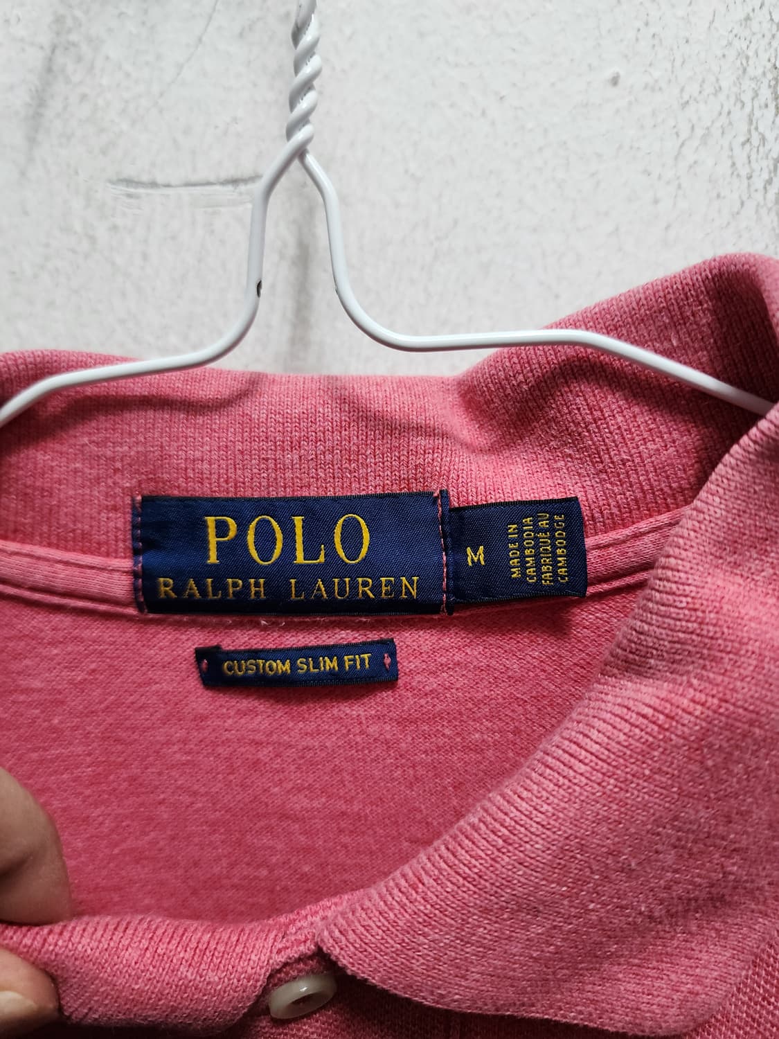 폴로 랄프로렌 커스텀핏 긴팔 카라티  상품이미지3