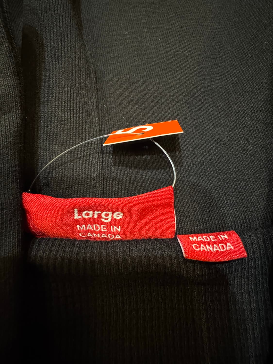 [L] 슈프림 아크 써멀 라인드 집업 후드 스웨트 셔츠 블랙 24FW 상품이미지6