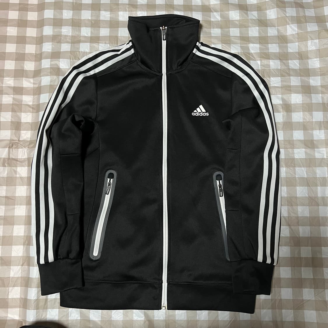 아디다스 져지 100 삼선 트랙탑 집업 Y2K 상품이미지1