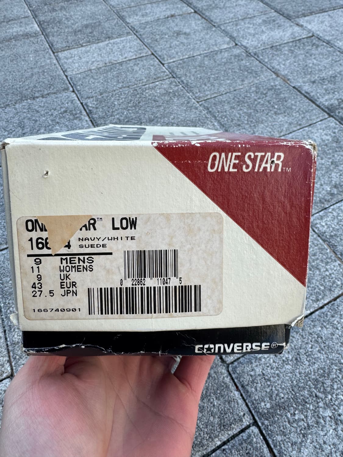 90s 컨버스 원스타 스웨이드 네이비 270 상품이미지4