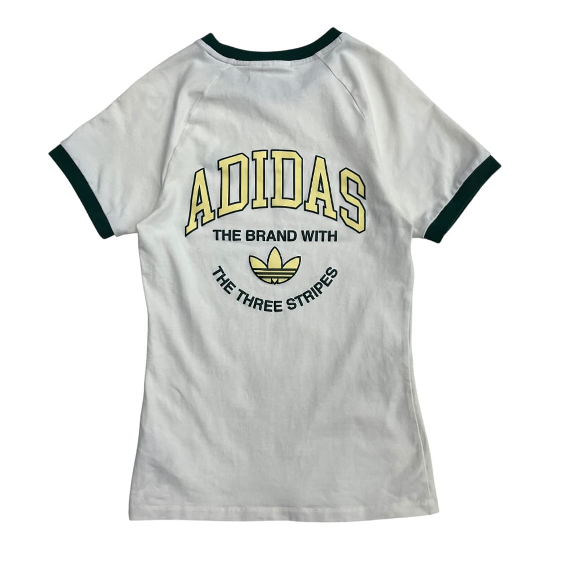 아디다스 딥그린 로고 화이트 반팔 XS 상품이미지4