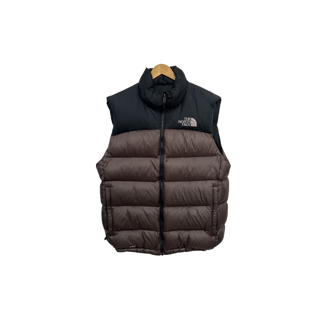 노스페이스 700 브라운 구스다운 패딩 조끼 상품이미지1