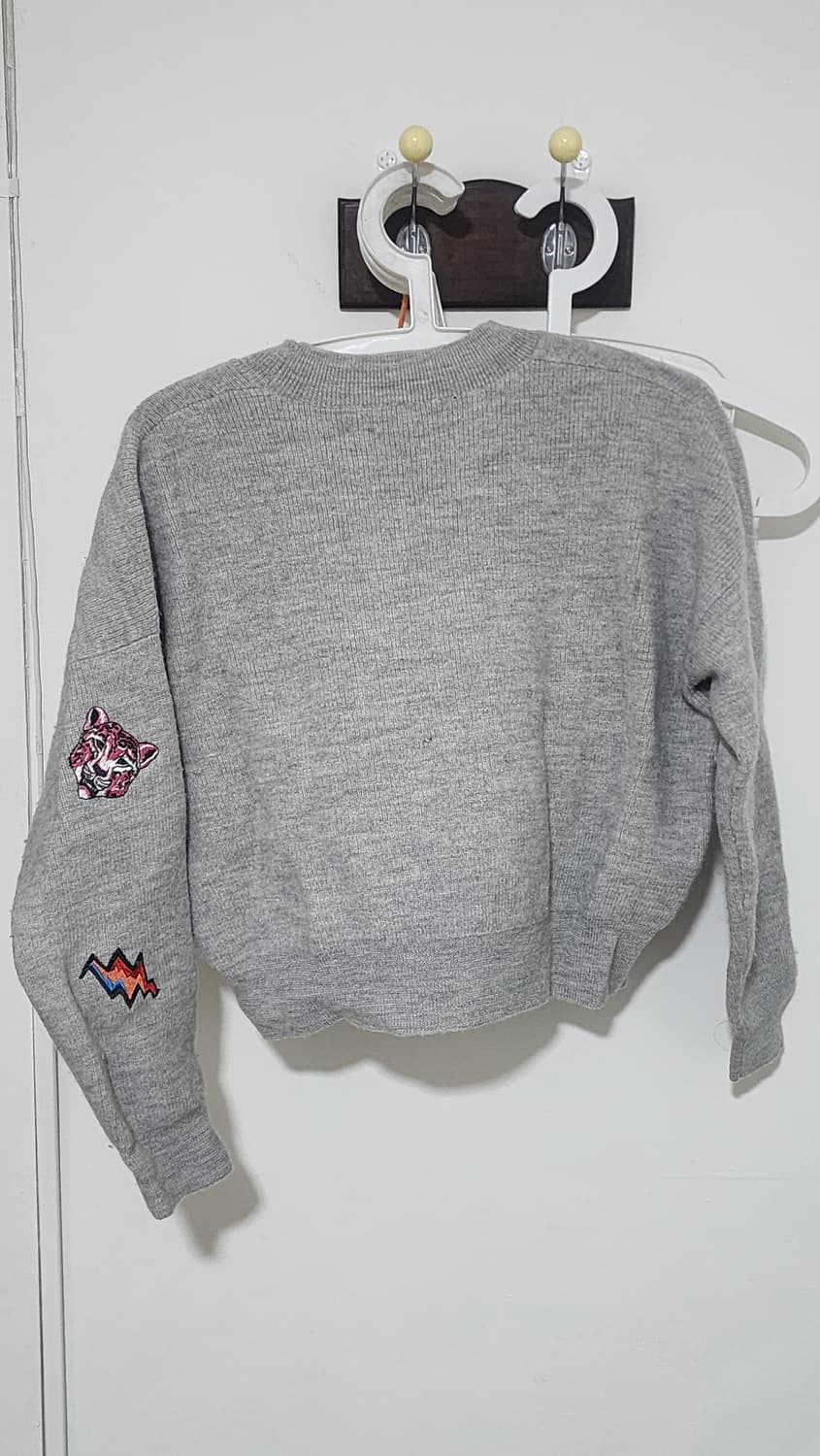 빔바이롤라 그레이 크롭 니트 S 상품이미지6