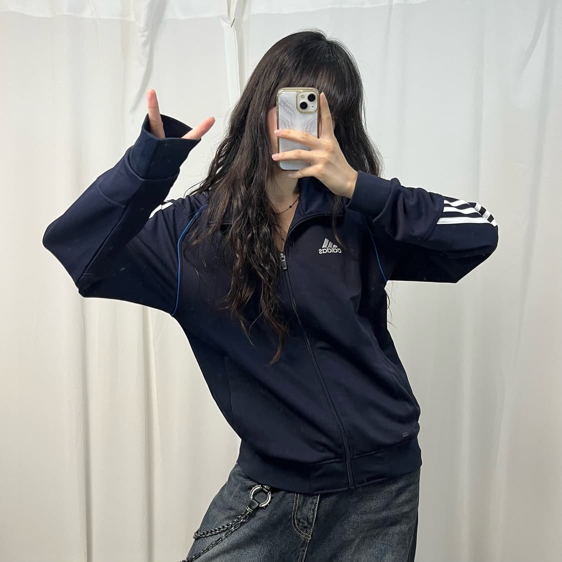 Adidas navy jersey  상품이미지2
