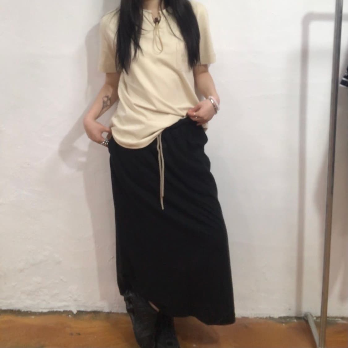 에센셜 스웨트 롱 스커트 / M 사이즈 상품이미지7