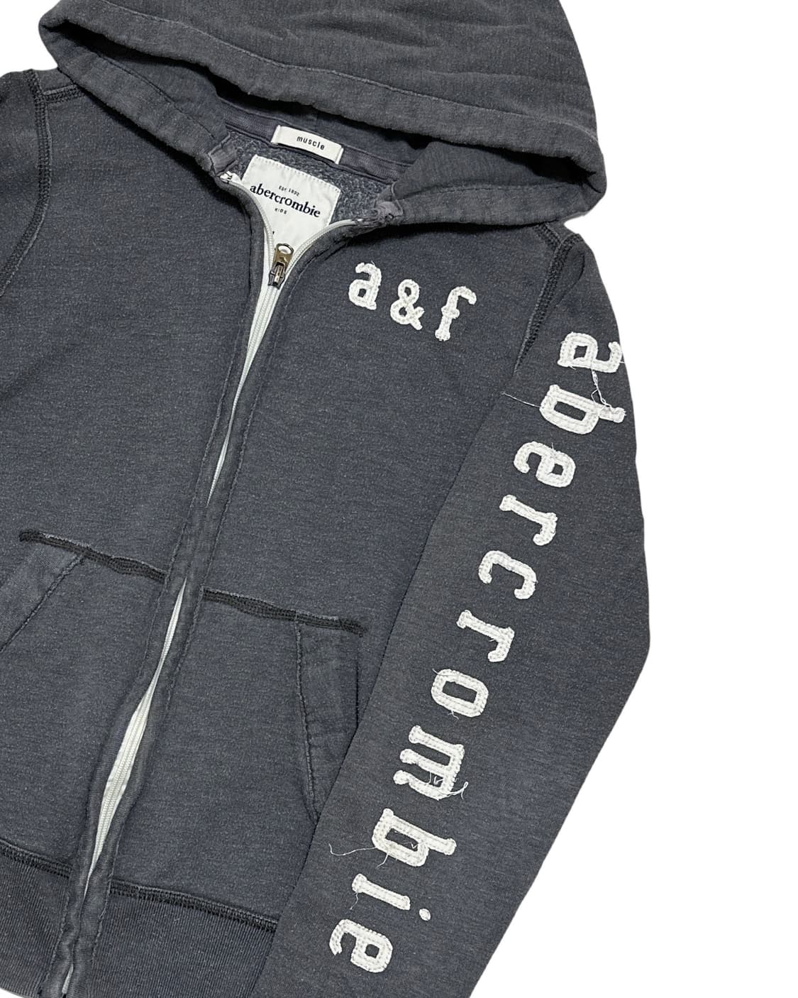아베크롬비 스펠로고 후드집업 상품이미지3