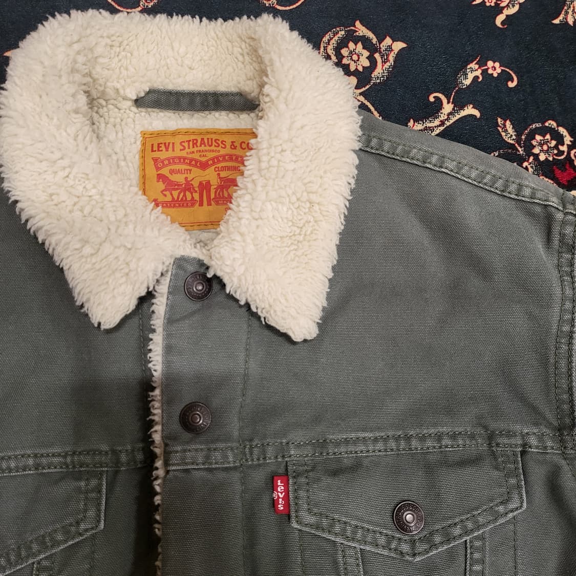 리바이스 쉐르파 데님 자켓 (S) 상품이미지3