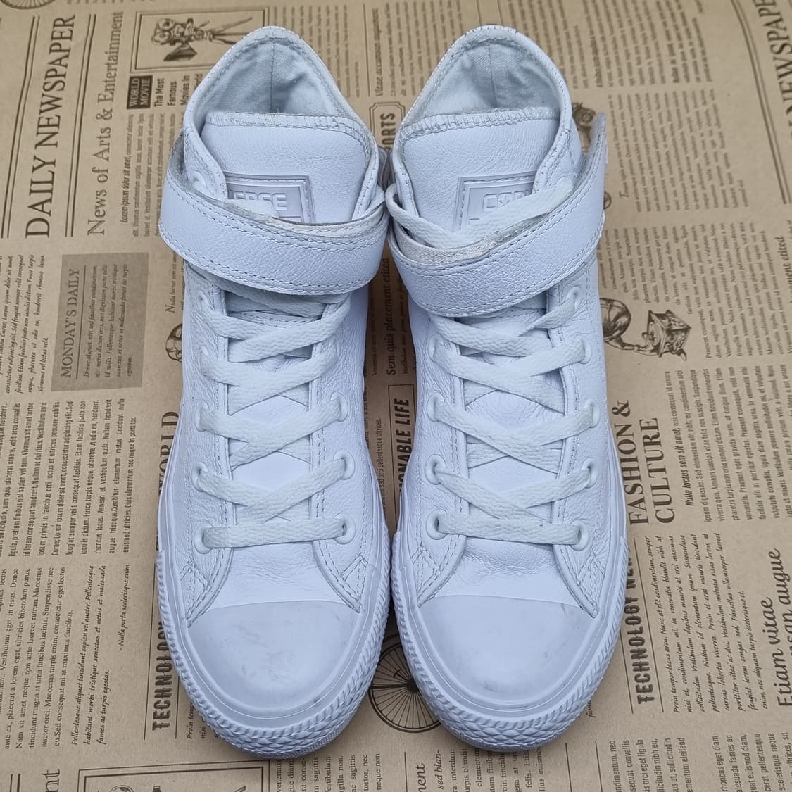 컨버스 척테일러 레더 여성하이탑240  상품이미지2