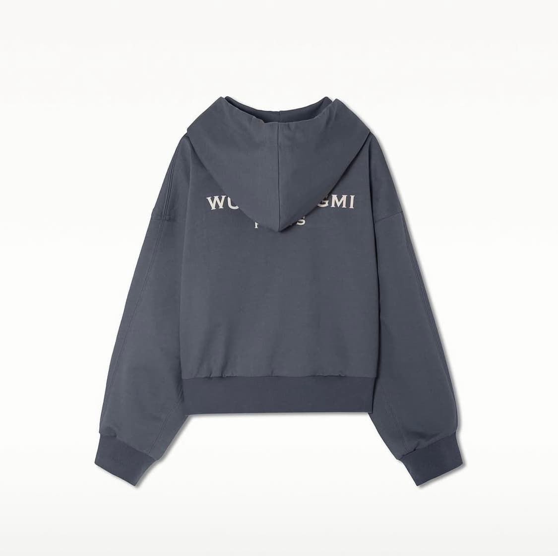 우영미 21F/W 그레이 백로고 후드 티셔츠 38 (95) 상품이미지2