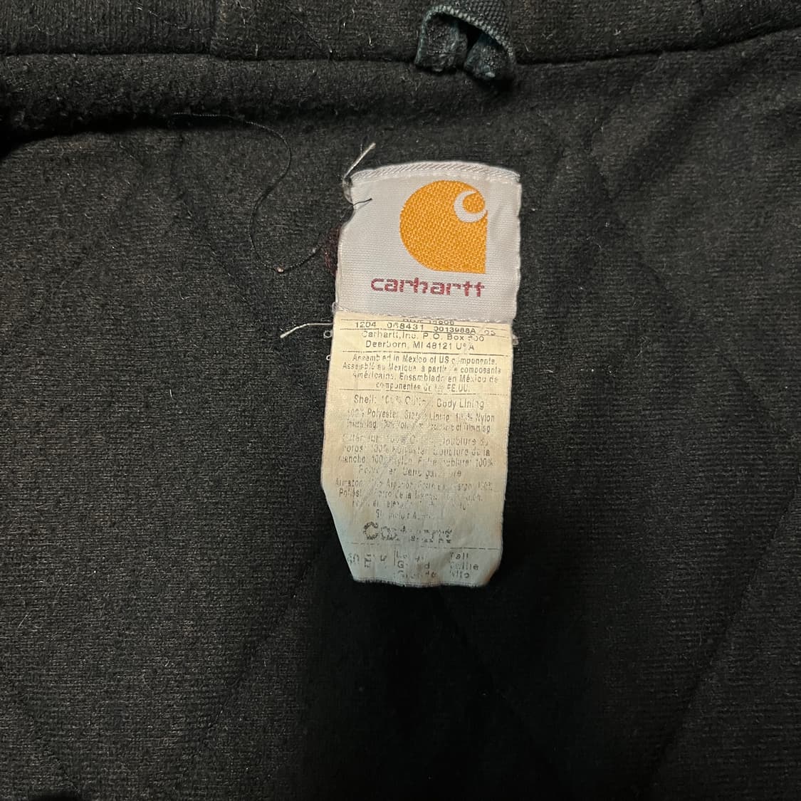 [L] 00s 빈티지 칼하트 J140 덕 액티브 자켓 BLK 상품이미지3