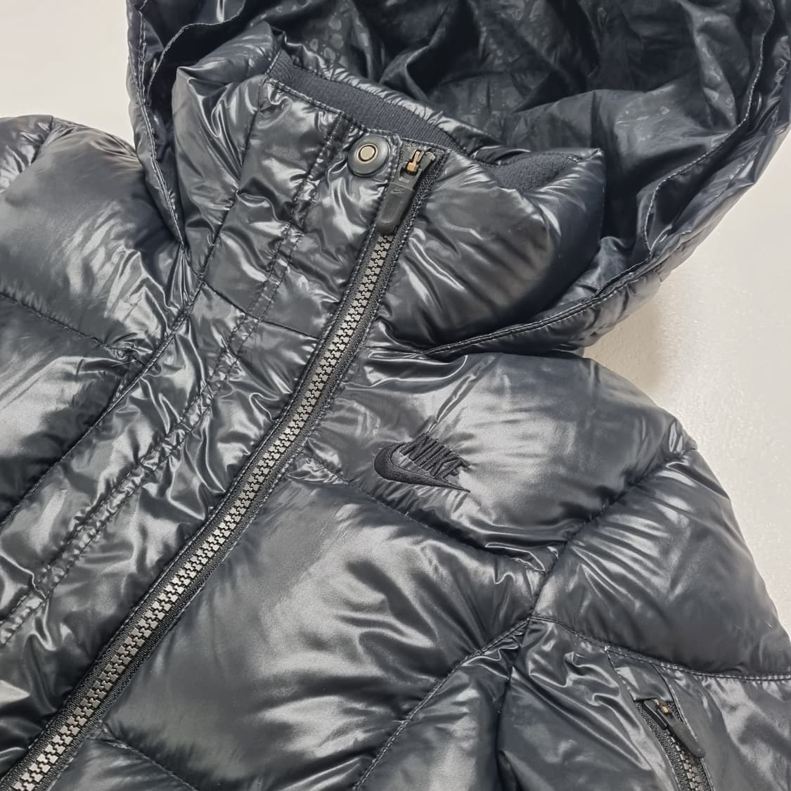 빈티지 나이키 크롭 봄버 패딩 - S 상품이미지4