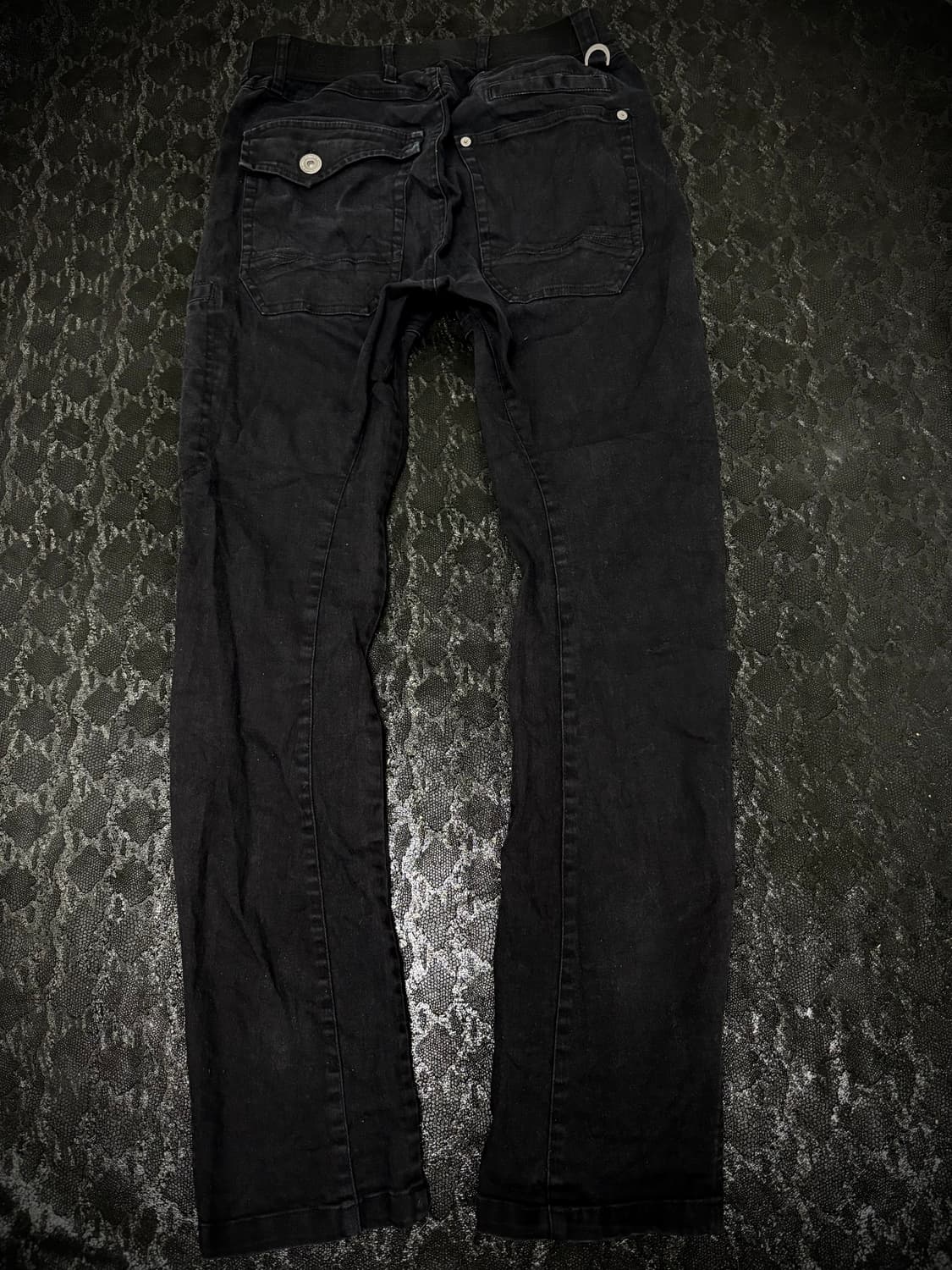 “Roshell” V-Kei Black Chic Pants 상품이미지1