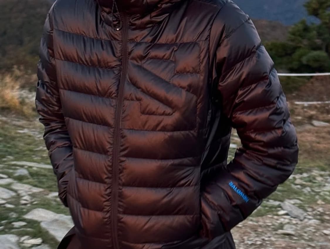 살로몬 엑스 퓨즈 패커블 경량 후디드 다운 상품이미지1