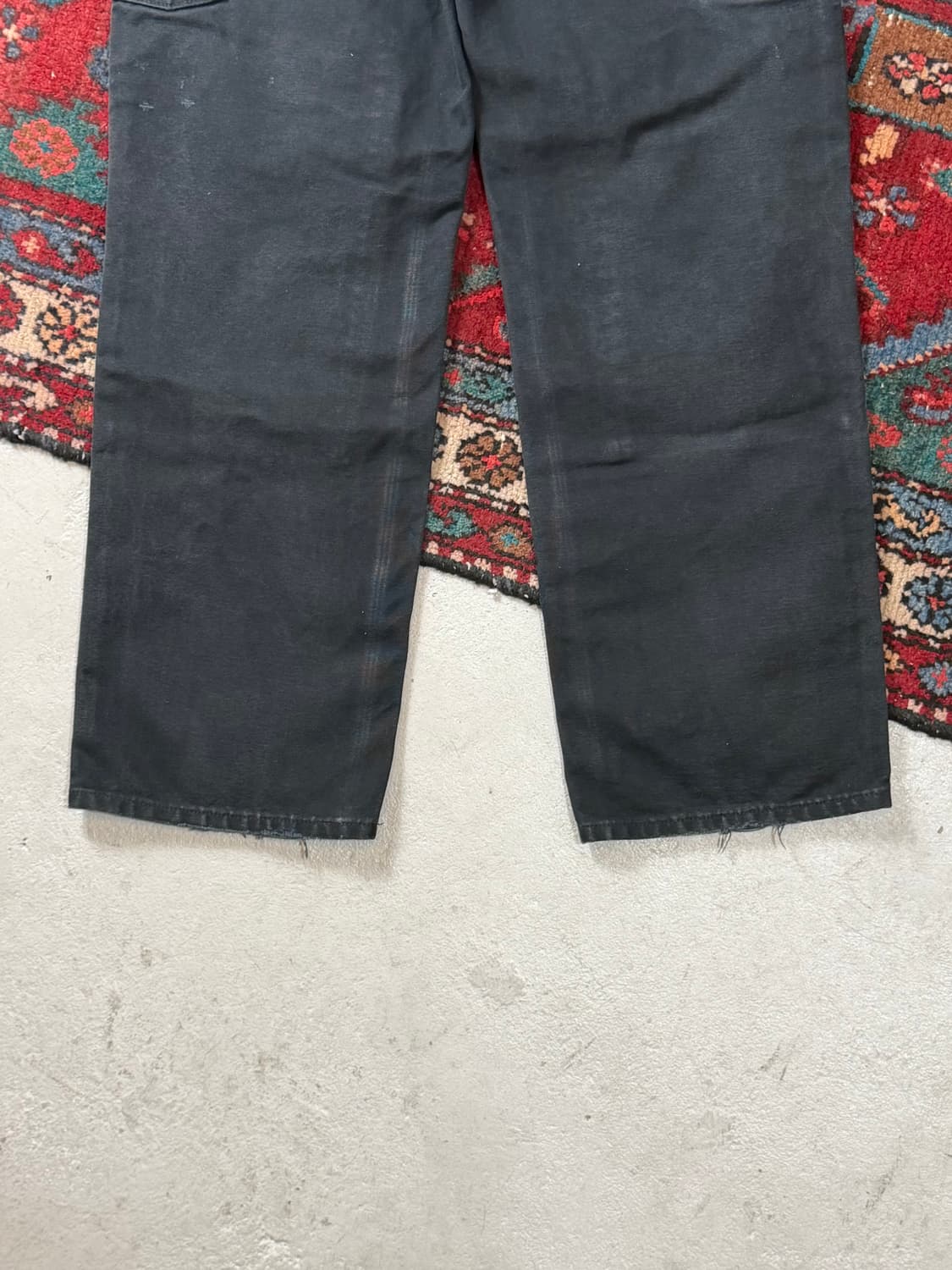 OG USA Made 칼하트 B01 더블니 블랙 칼하트 썩블니 카펜터 상품이미지8