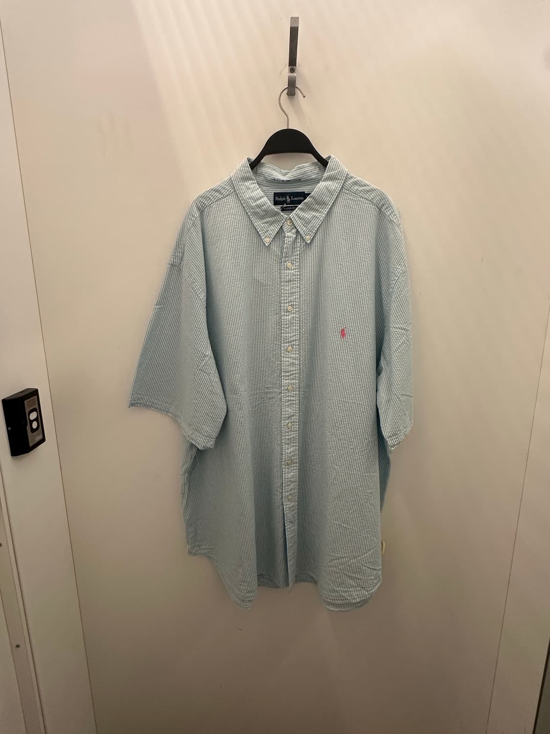POLO 폴로 블루 스트라이프반팔셔츠 상품이미지1