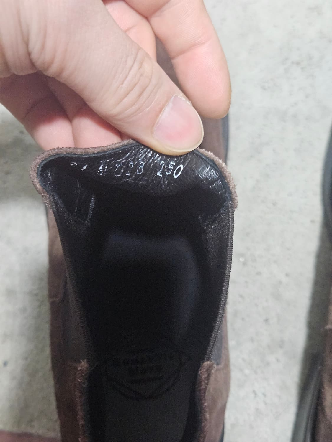 로맨틱무브 스웨이드 첼시 부츠 250 상품이미지5