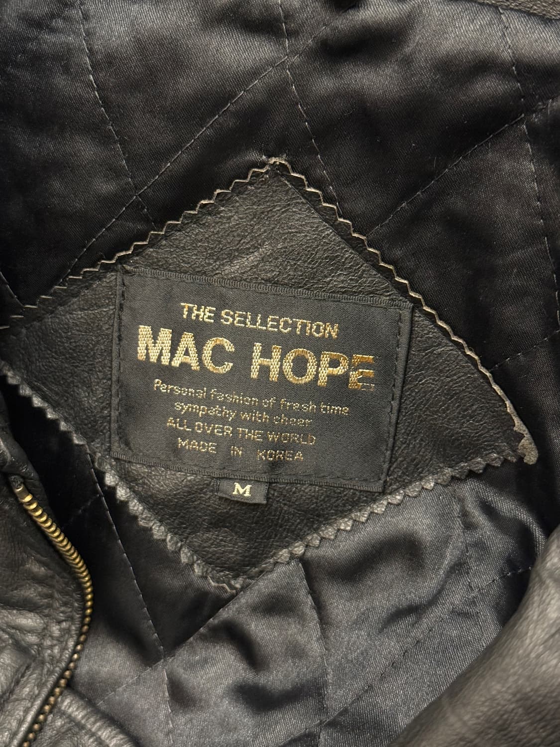 MAC HOPE Leather G-1 Flight Jacket 상품이미지9