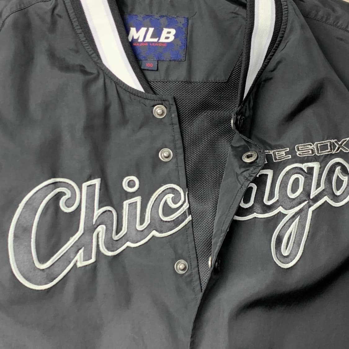 [100/정품] MLB 엠엘비 시카고 셔츠 자켓 상품이미지6