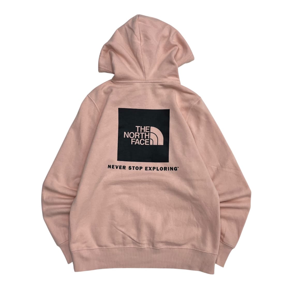 노스페이스 블랙 로고 딸기우유맛 후드 M 상품이미지3