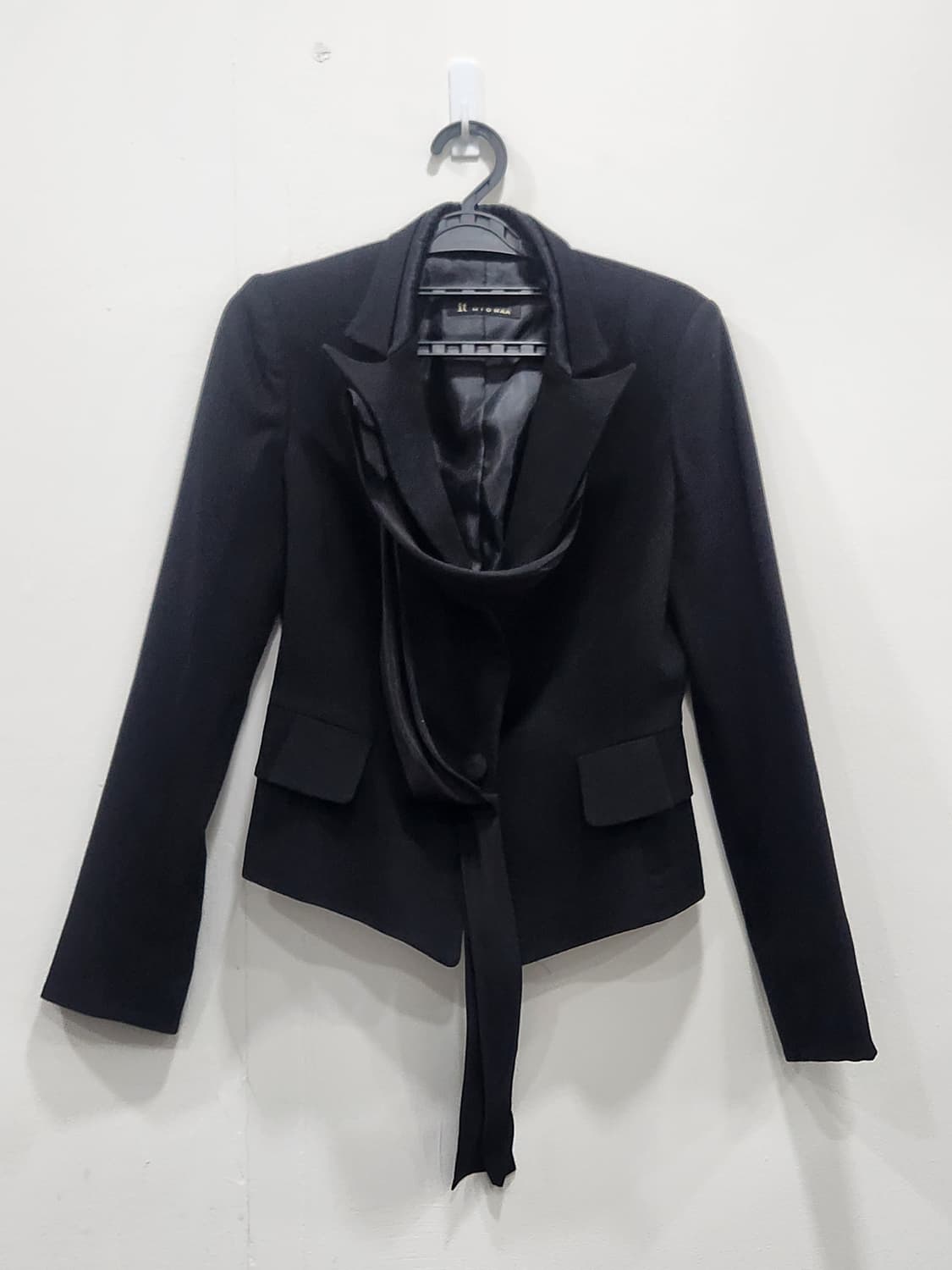 [79] 잇미샤 블랙 리본 자켓 여성 79사이즈 상품이미지1