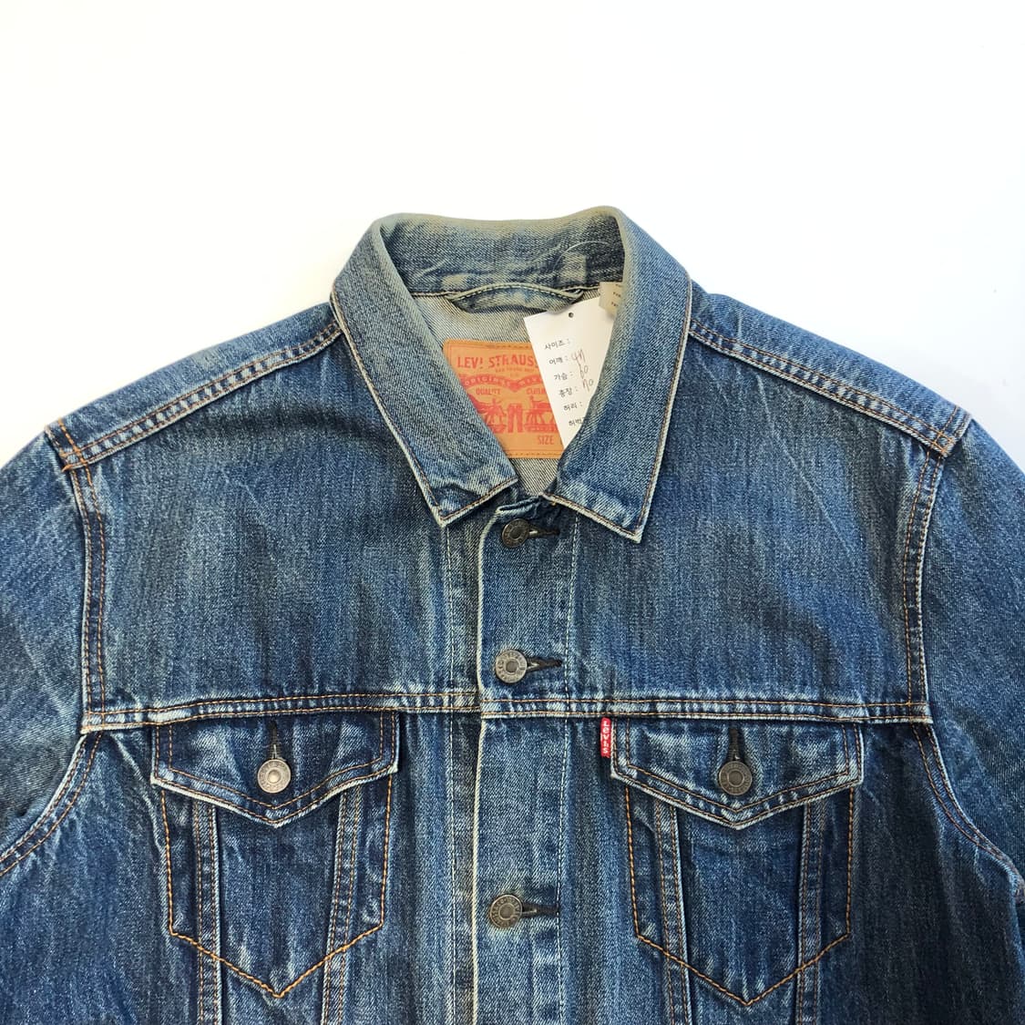 리바이스 캣워싱 데님 트러커 자켓 상품이미지4