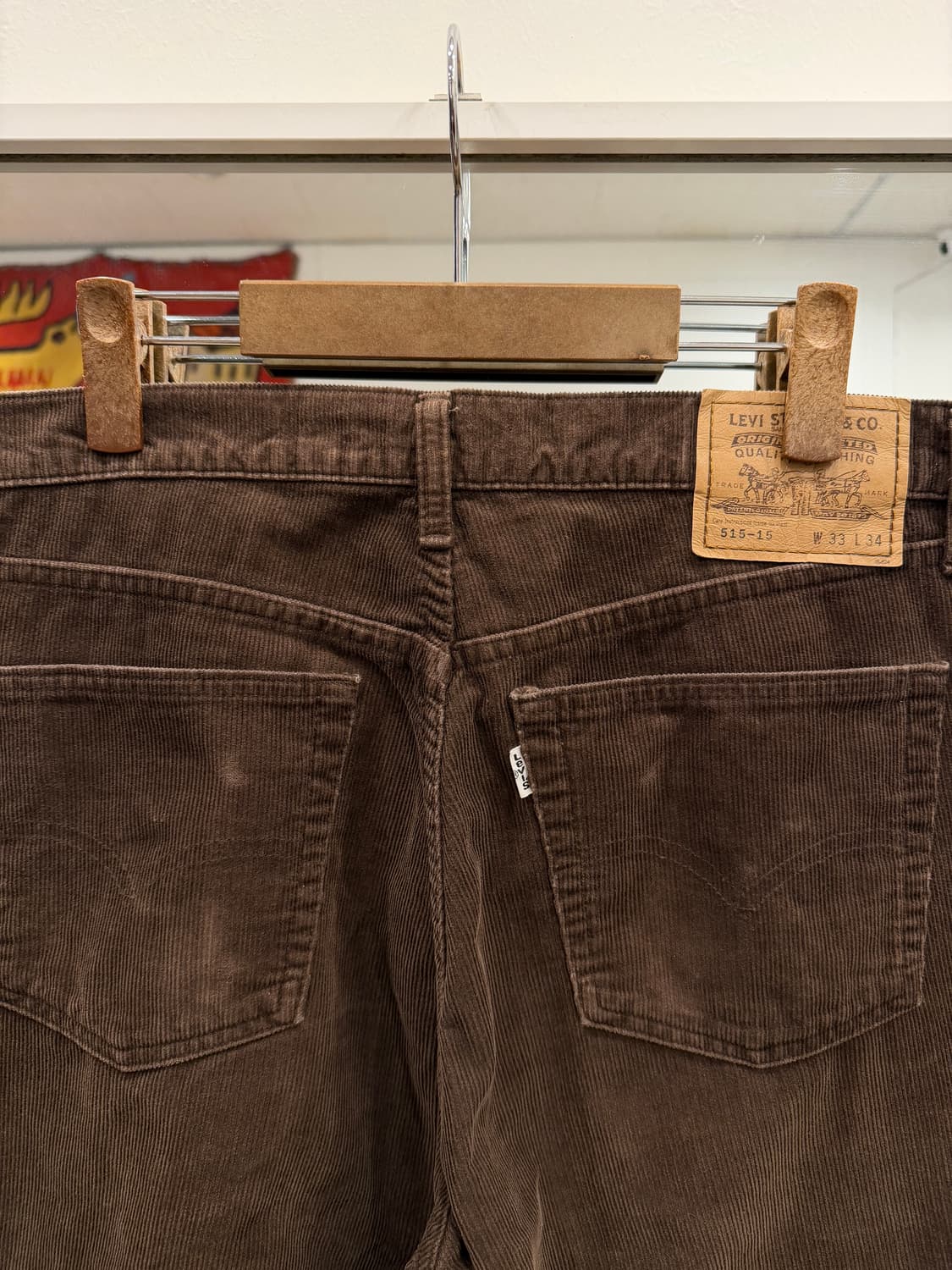 90s Levis 리바이스 515 코듀로이 팬츠 (33) (Japan) 상품이미지7