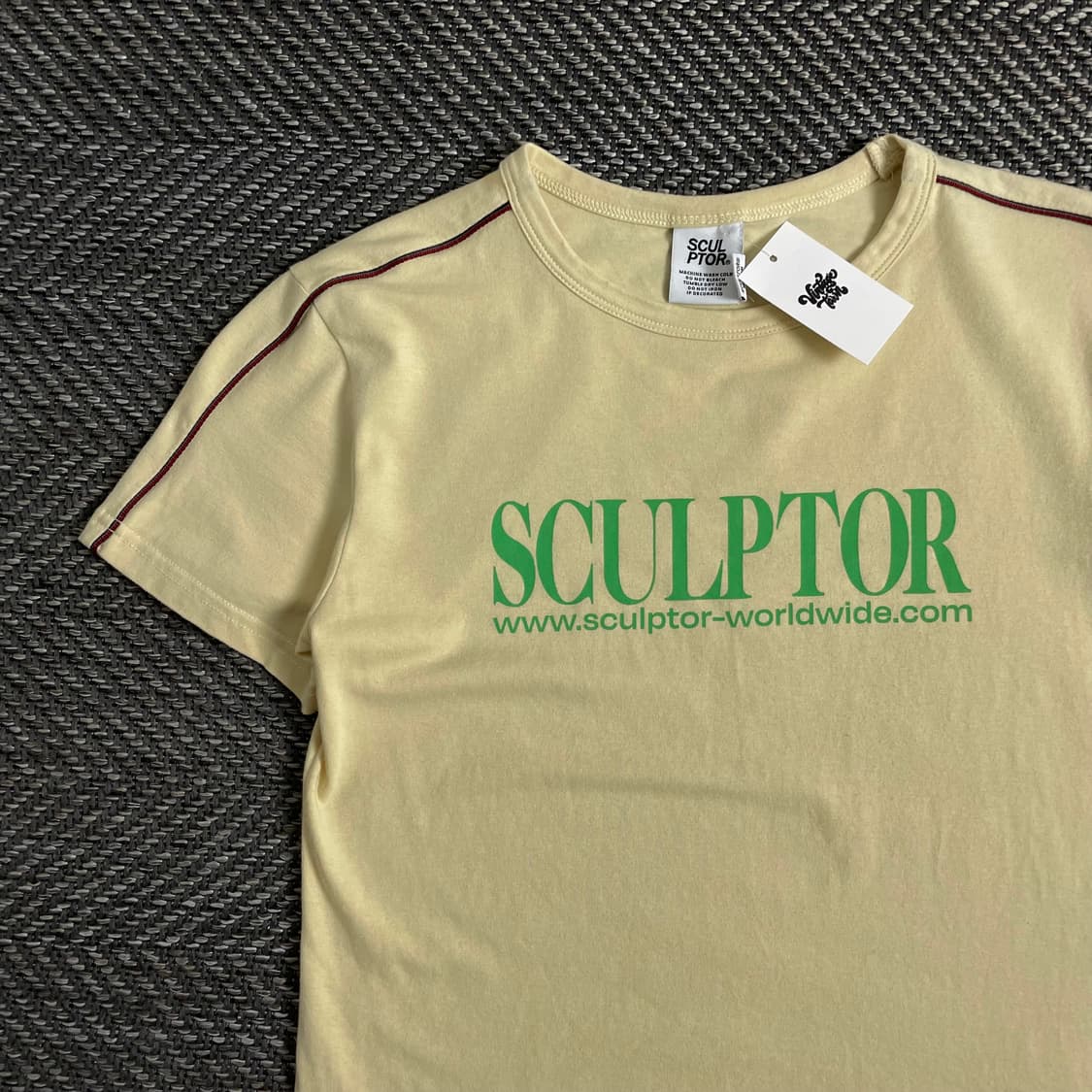 스컬프터 빅로고 크롭 티셔츠o 2935 상품이미지3