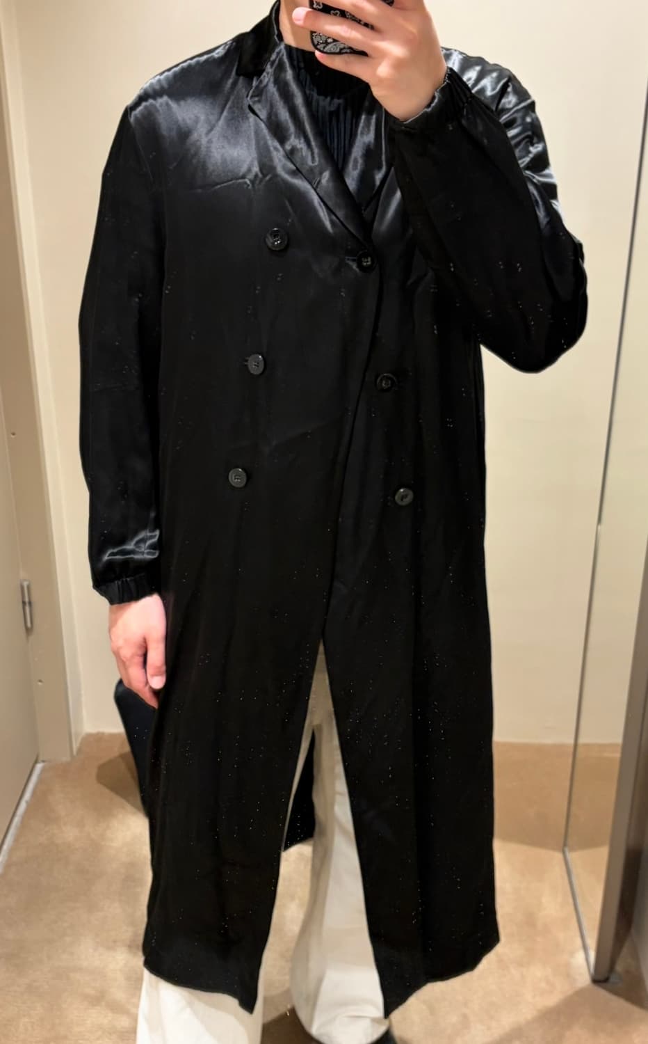 [32/100] Jil Sander 질샌더 로고 로브 코트 상품이미지3