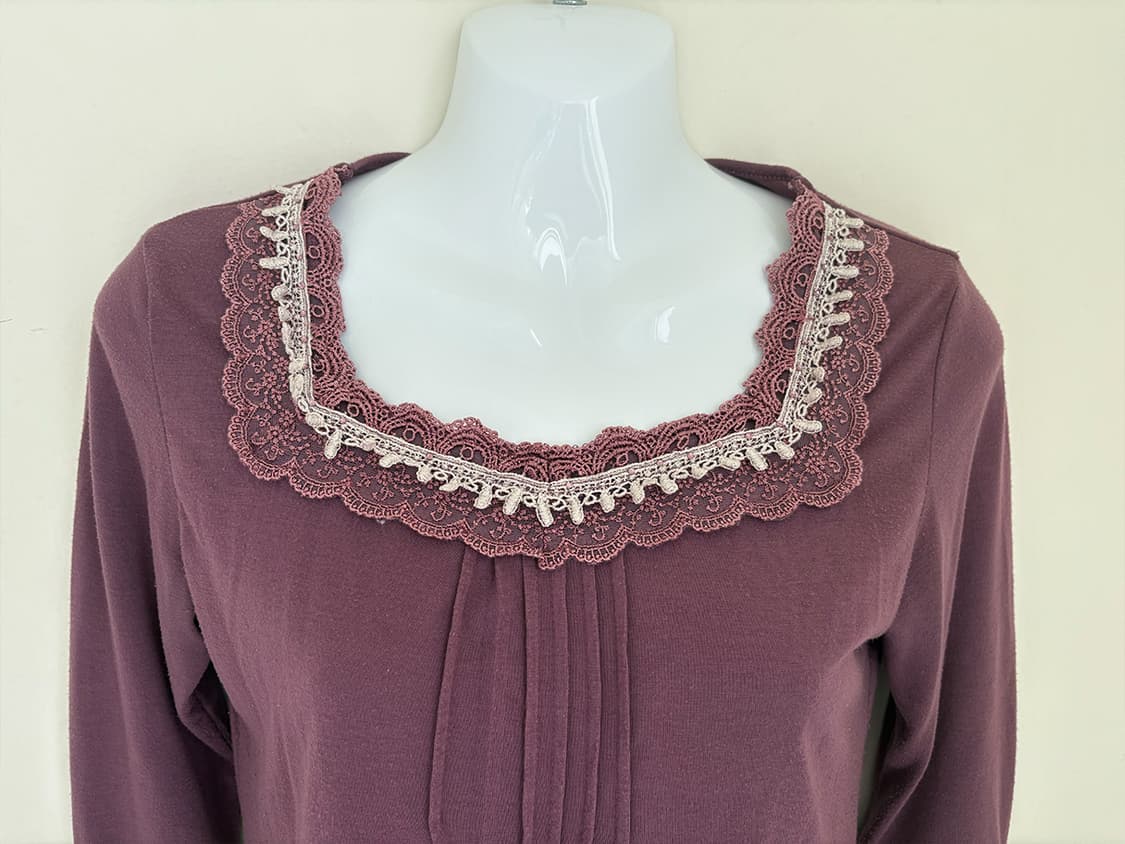 axes femme) butterfly lace t-shirt 상품이미지5